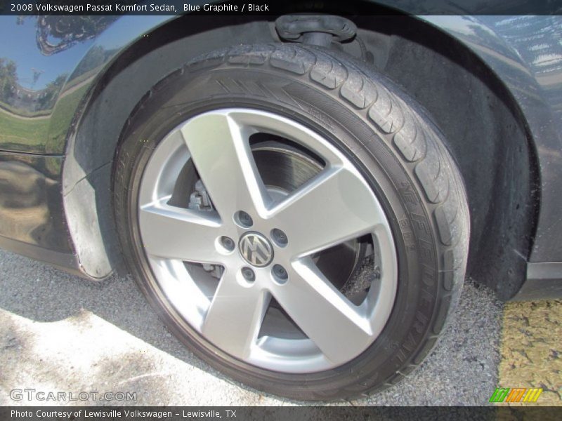 Blue Graphite / Black 2008 Volkswagen Passat Komfort Sedan