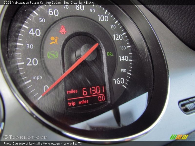 Blue Graphite / Black 2008 Volkswagen Passat Komfort Sedan