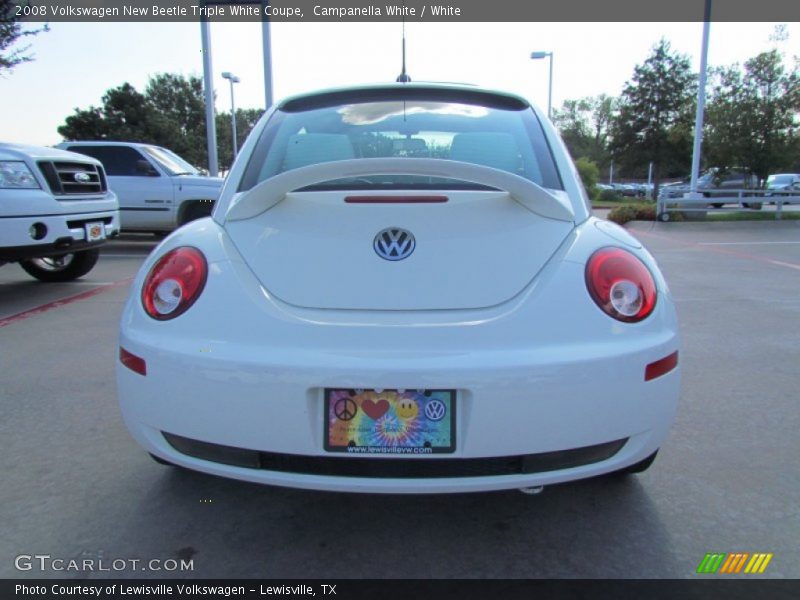 Campanella White / White 2008 Volkswagen New Beetle Triple White Coupe