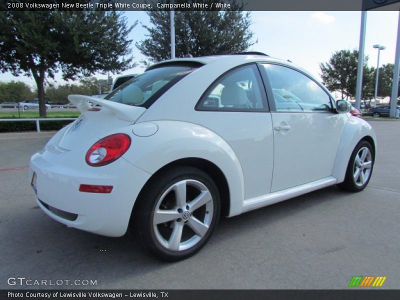  2008 New Beetle Triple White Coupe Campanella White