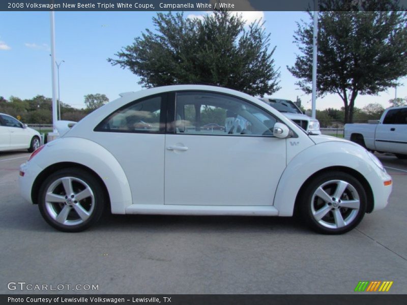  2008 New Beetle Triple White Coupe Campanella White