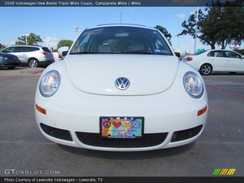 Campanella White / White 2008 Volkswagen New Beetle Triple White Coupe