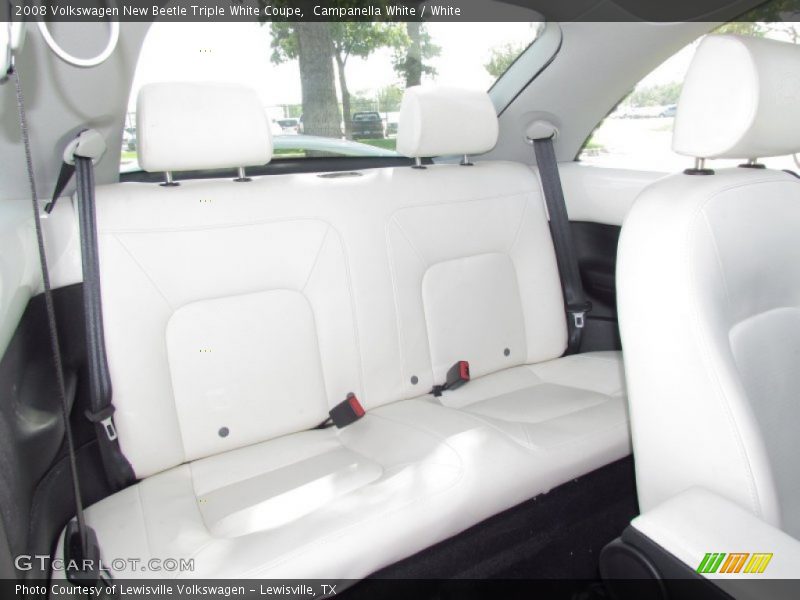  2008 New Beetle Triple White Coupe White Interior