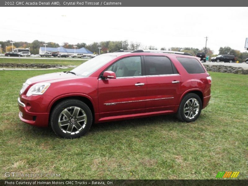 Crystal Red Tintcoat / Cashmere 2012 GMC Acadia Denali AWD