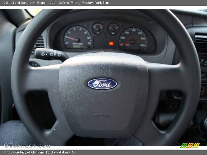 Oxford White / Medium Dark Flint 2011 Ford Ranger XL Regular Cab