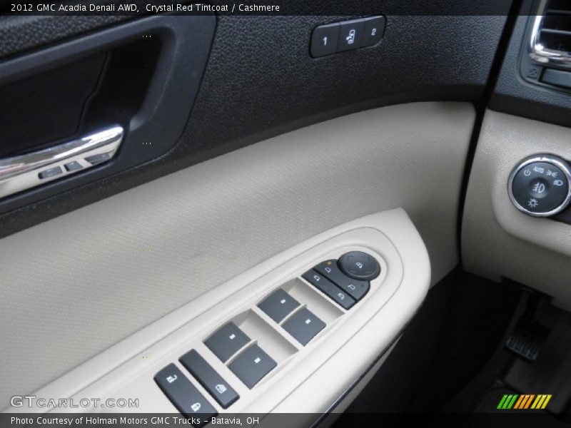 Crystal Red Tintcoat / Cashmere 2012 GMC Acadia Denali AWD