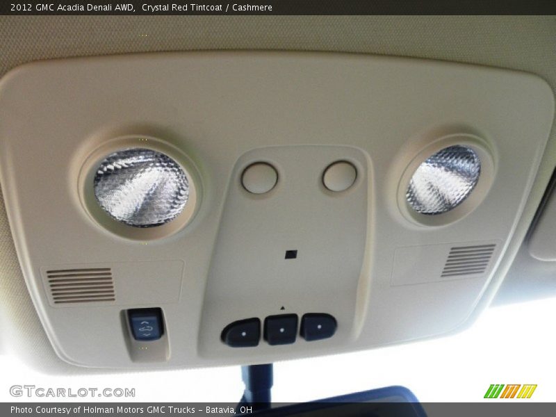 Crystal Red Tintcoat / Cashmere 2012 GMC Acadia Denali AWD