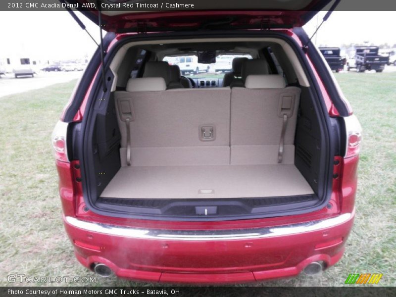 Crystal Red Tintcoat / Cashmere 2012 GMC Acadia Denali AWD