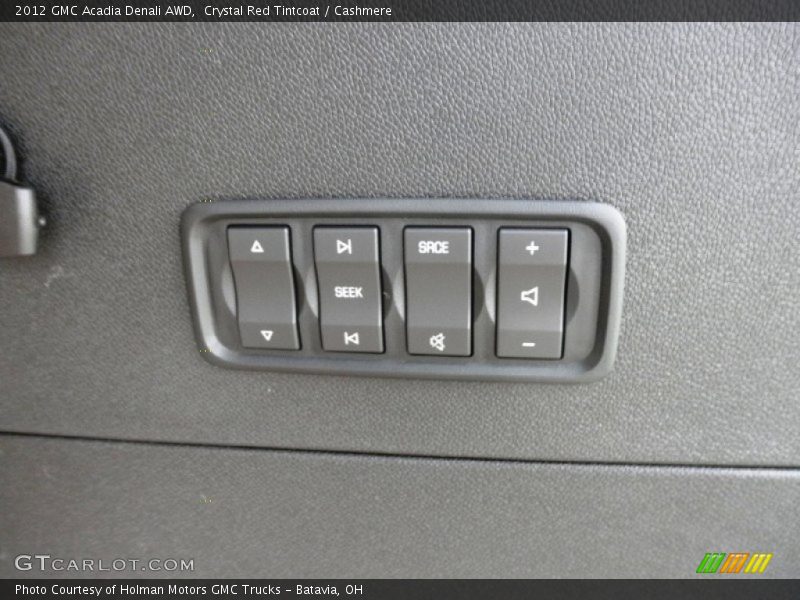 Crystal Red Tintcoat / Cashmere 2012 GMC Acadia Denali AWD