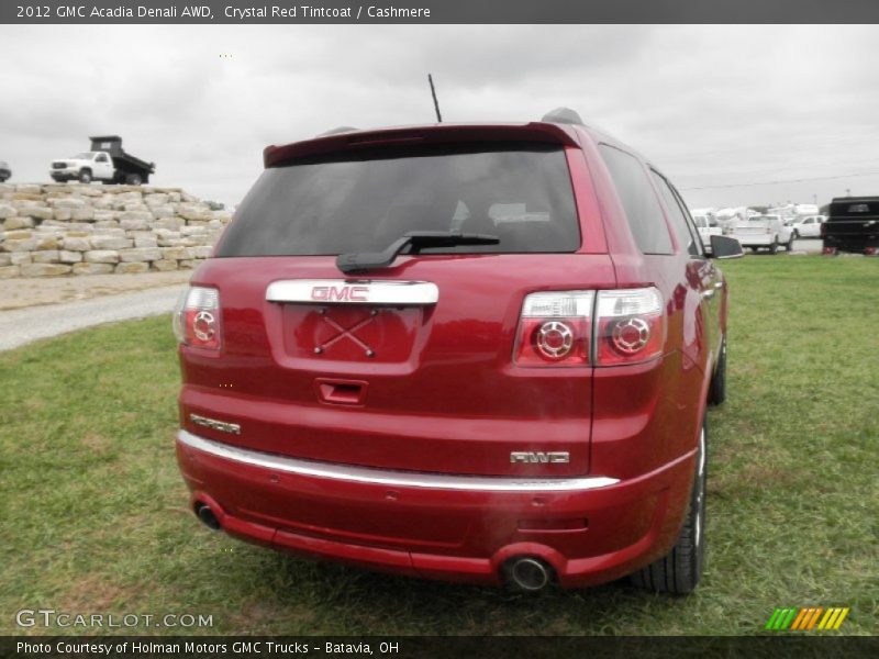 Crystal Red Tintcoat / Cashmere 2012 GMC Acadia Denali AWD