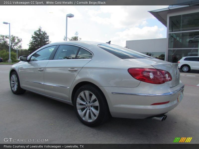 White Gold Metallic / Cornsilk Beige/Black 2011 Volkswagen CC Sport