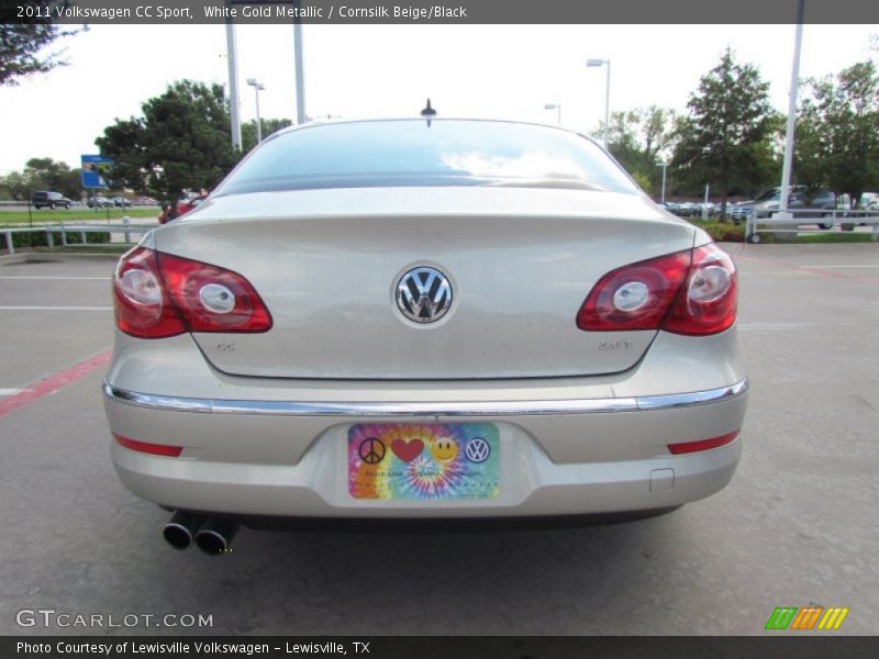 White Gold Metallic / Cornsilk Beige/Black 2011 Volkswagen CC Sport