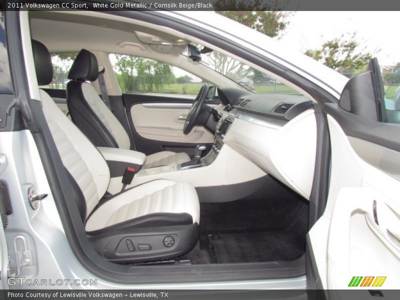 White Gold Metallic / Cornsilk Beige/Black 2011 Volkswagen CC Sport