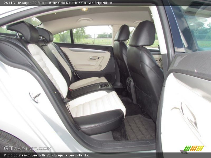 White Gold Metallic / Cornsilk Beige/Black 2011 Volkswagen CC Sport