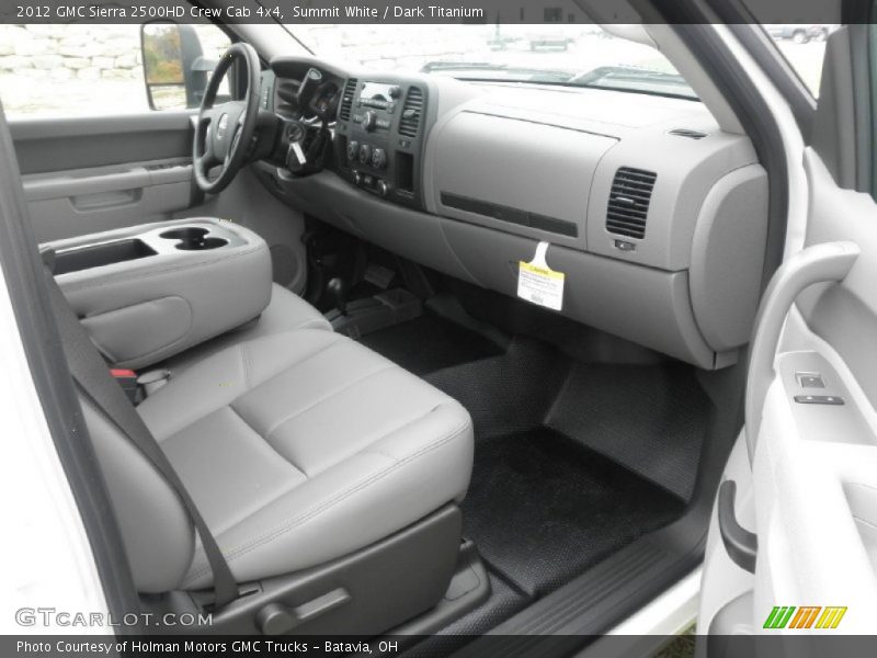  2012 Sierra 2500HD Crew Cab 4x4 Dark Titanium Interior