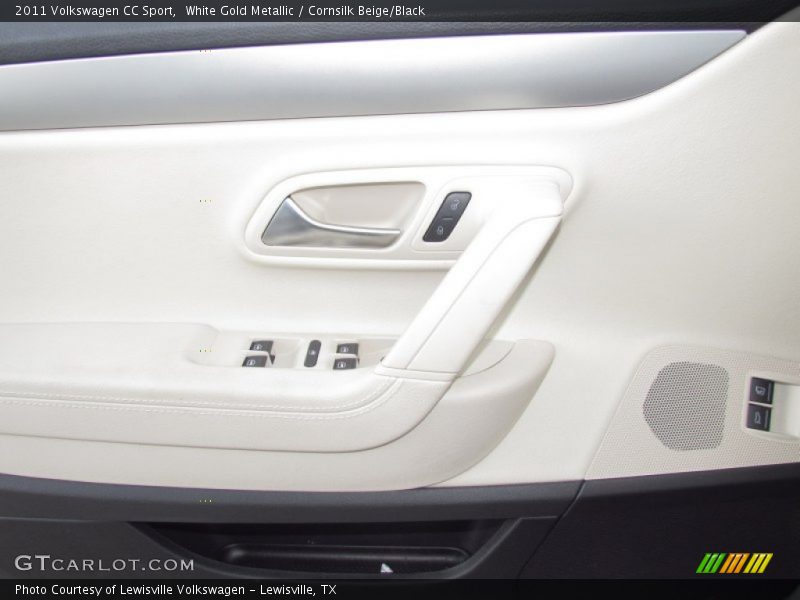 White Gold Metallic / Cornsilk Beige/Black 2011 Volkswagen CC Sport