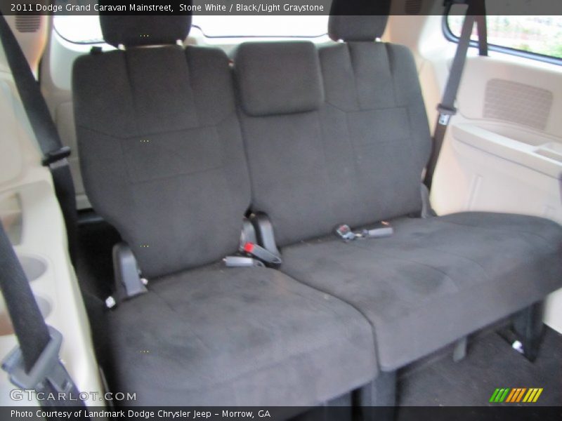 Stone White / Black/Light Graystone 2011 Dodge Grand Caravan Mainstreet