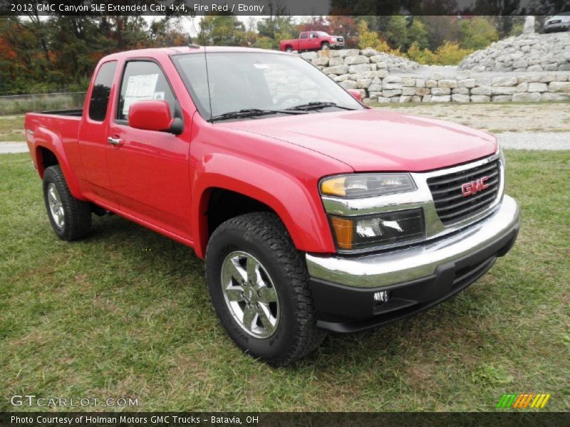 Fire Red / Ebony 2012 GMC Canyon SLE Extended Cab 4x4