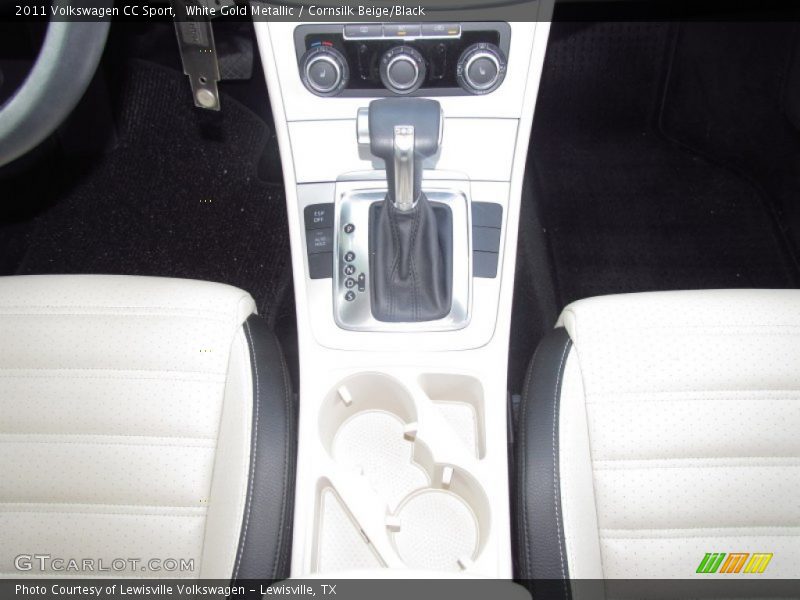 White Gold Metallic / Cornsilk Beige/Black 2011 Volkswagen CC Sport