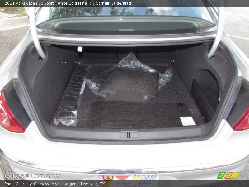 White Gold Metallic / Cornsilk Beige/Black 2011 Volkswagen CC Sport
