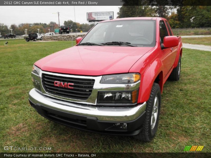Fire Red / Ebony 2012 GMC Canyon SLE Extended Cab 4x4