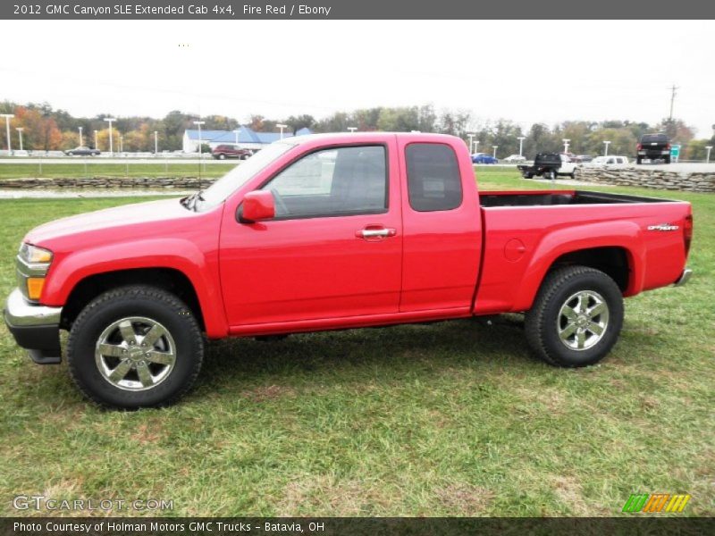 Fire Red / Ebony 2012 GMC Canyon SLE Extended Cab 4x4