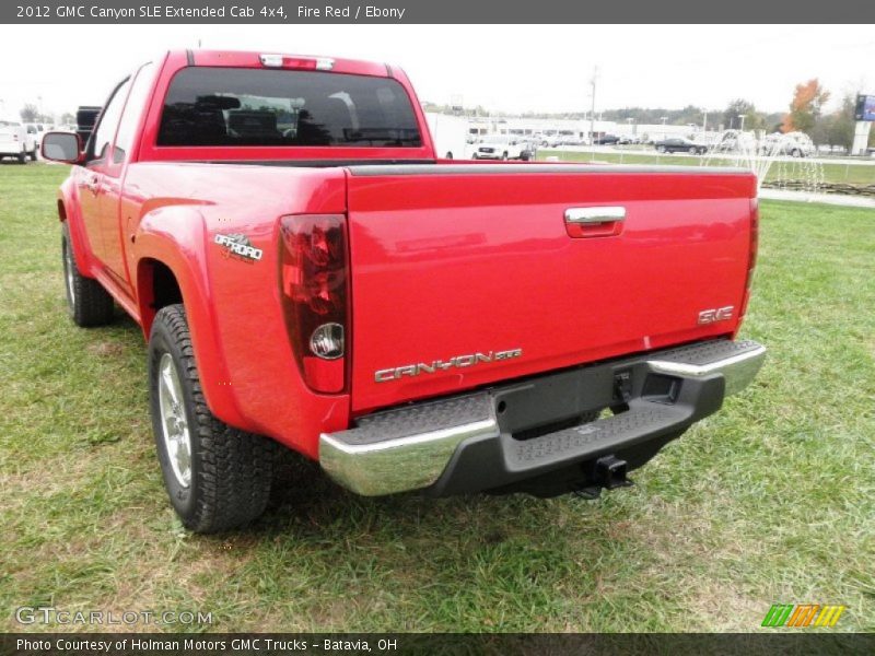 Fire Red / Ebony 2012 GMC Canyon SLE Extended Cab 4x4