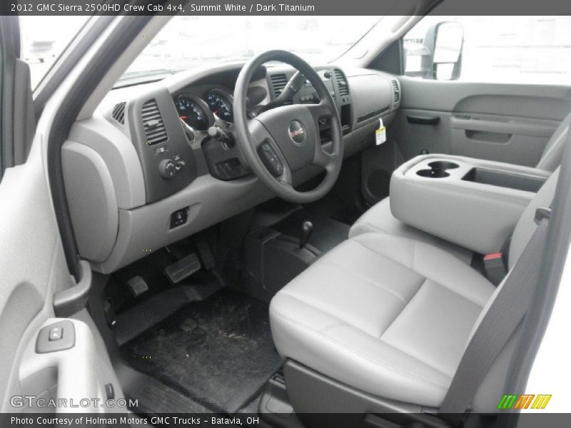  2012 Sierra 2500HD Crew Cab 4x4 Dark Titanium Interior