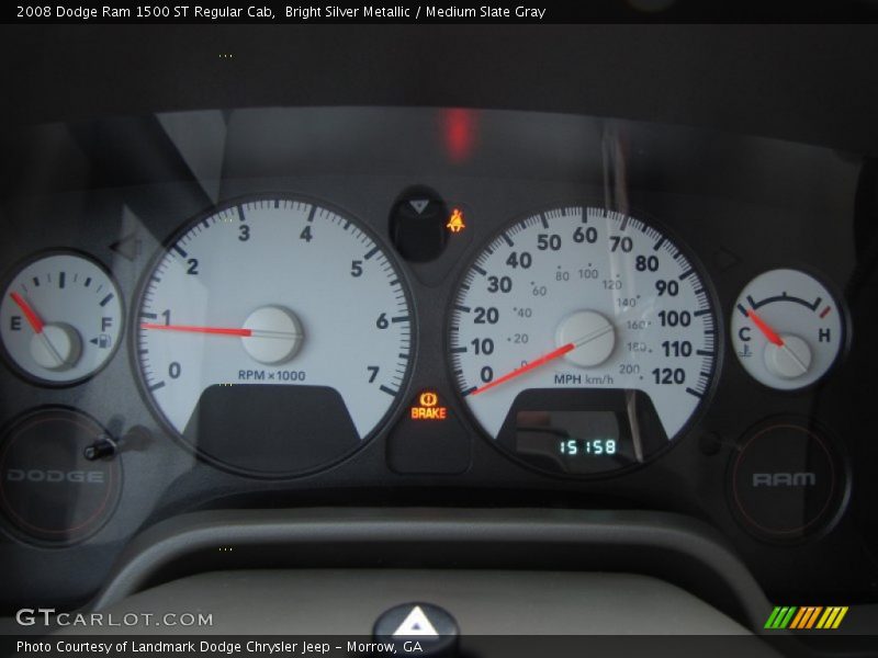  2008 Ram 1500 ST Regular Cab ST Regular Cab Gauges