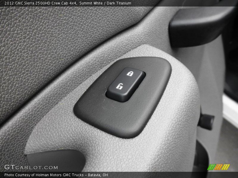 Summit White / Dark Titanium 2012 GMC Sierra 2500HD Crew Cab 4x4