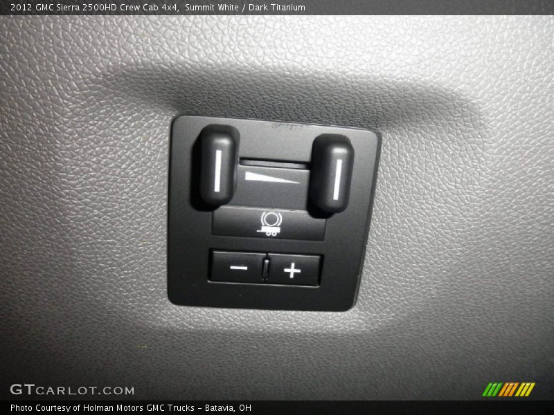 Summit White / Dark Titanium 2012 GMC Sierra 2500HD Crew Cab 4x4