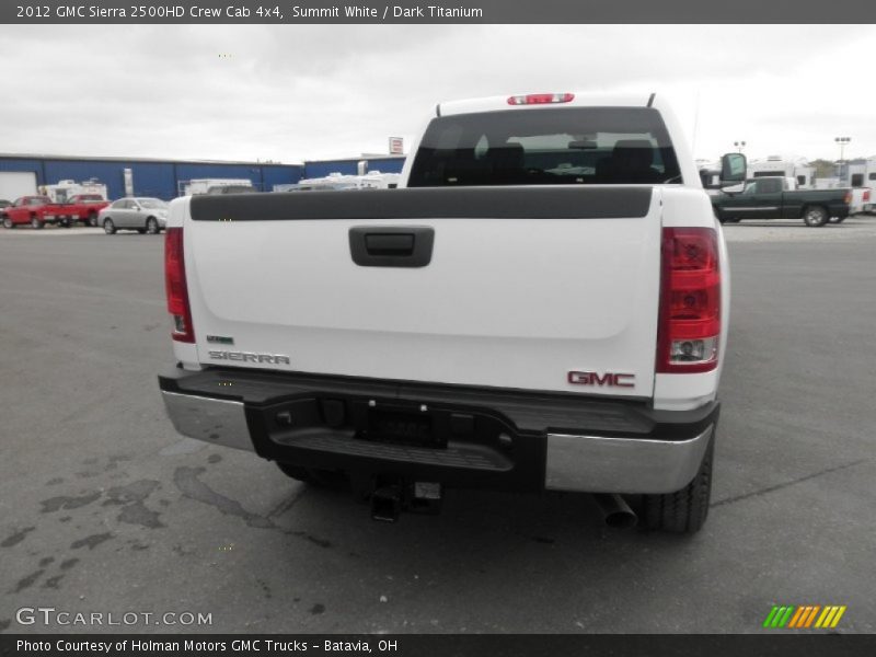 Summit White / Dark Titanium 2012 GMC Sierra 2500HD Crew Cab 4x4