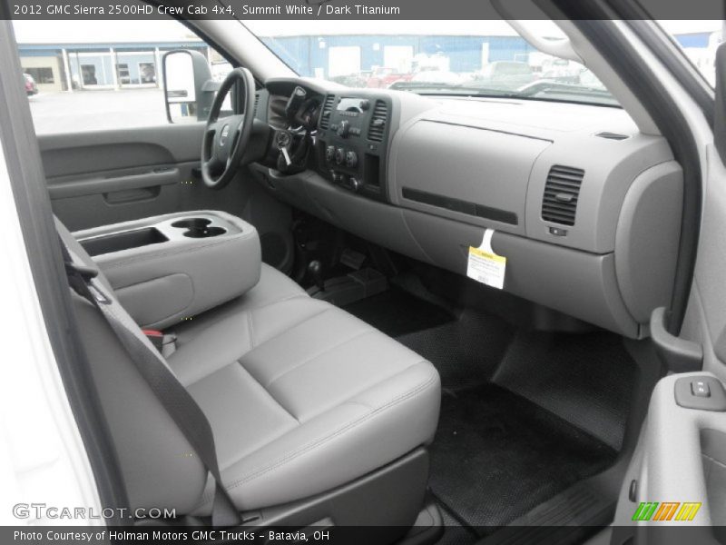  2012 Sierra 2500HD Crew Cab 4x4 Dark Titanium Interior
