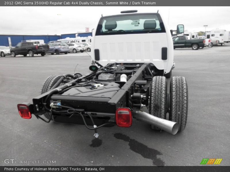  2012 Sierra 3500HD Regular Cab 4x4 Dually Chassis Summit White