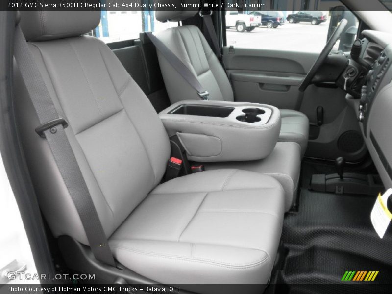  2012 Sierra 3500HD Regular Cab 4x4 Dually Chassis Dark Titanium Interior