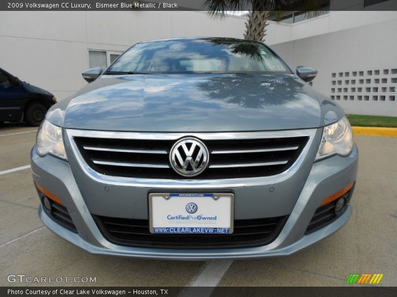Eismeer Blue Metallic / Black 2009 Volkswagen CC Luxury