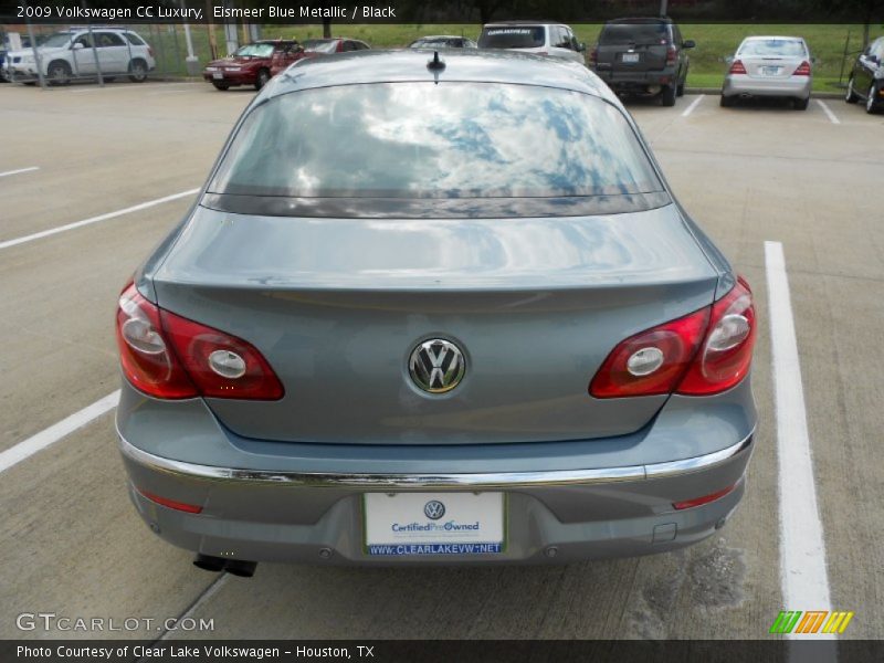 Eismeer Blue Metallic / Black 2009 Volkswagen CC Luxury