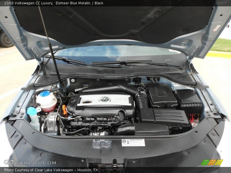 Eismeer Blue Metallic / Black 2009 Volkswagen CC Luxury