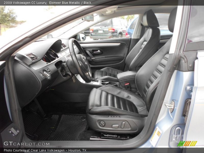 Eismeer Blue Metallic / Black 2009 Volkswagen CC Luxury