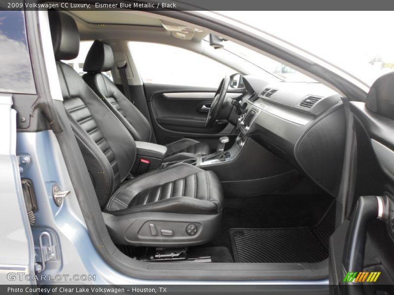 Eismeer Blue Metallic / Black 2009 Volkswagen CC Luxury