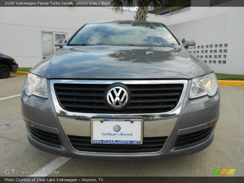United Gray / Black 2008 Volkswagen Passat Turbo Sedan