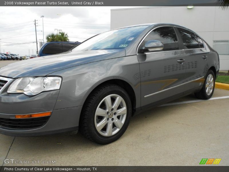 United Gray / Black 2008 Volkswagen Passat Turbo Sedan