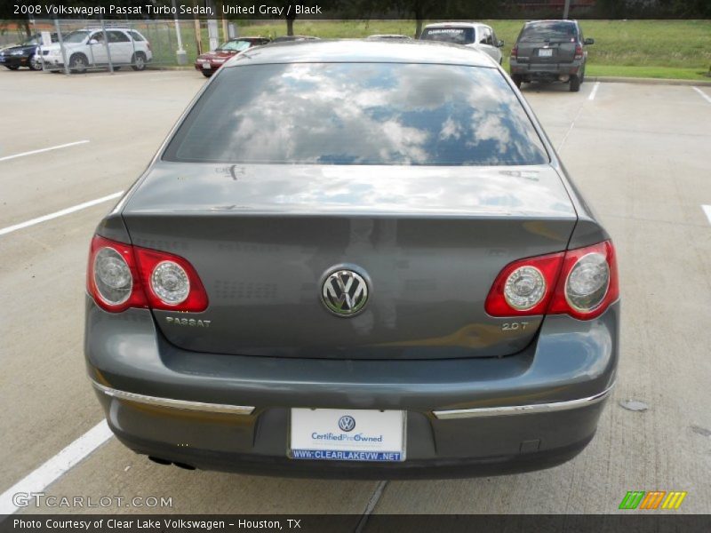 United Gray / Black 2008 Volkswagen Passat Turbo Sedan