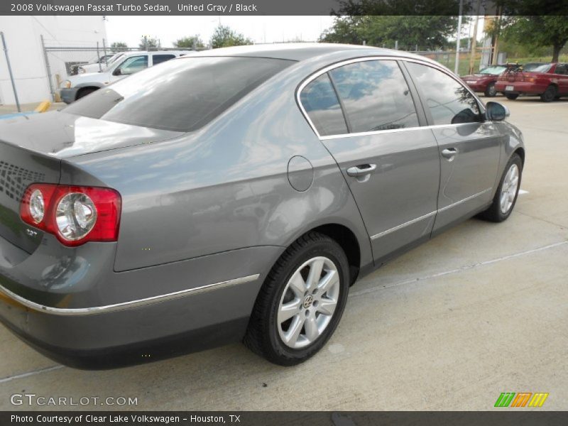 United Gray / Black 2008 Volkswagen Passat Turbo Sedan