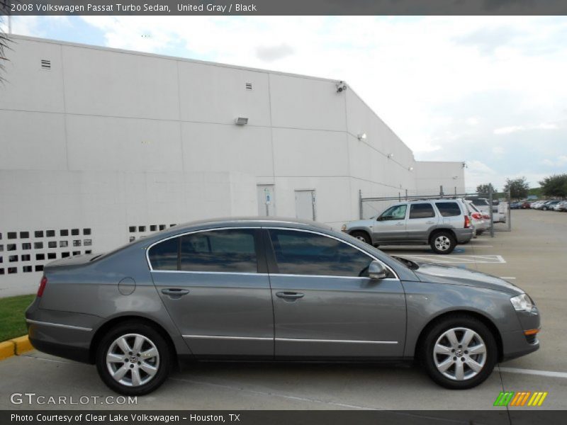 United Gray / Black 2008 Volkswagen Passat Turbo Sedan