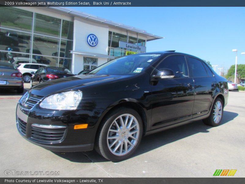 Black Uni / Anthracite 2009 Volkswagen Jetta Wolfsburg Edition Sedan