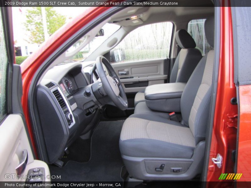 Sunburst Orange Pearl / Dark Slate/Medium Graystone 2009 Dodge Ram 1500 SLT Crew Cab