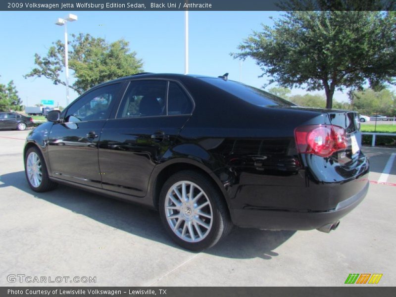 Black Uni / Anthracite 2009 Volkswagen Jetta Wolfsburg Edition Sedan