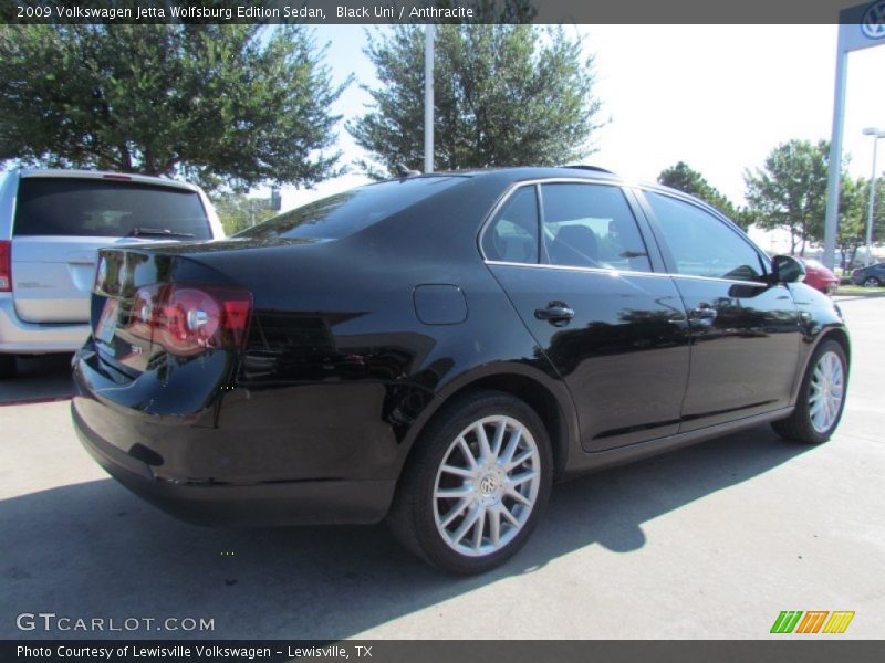 Black Uni / Anthracite 2009 Volkswagen Jetta Wolfsburg Edition Sedan