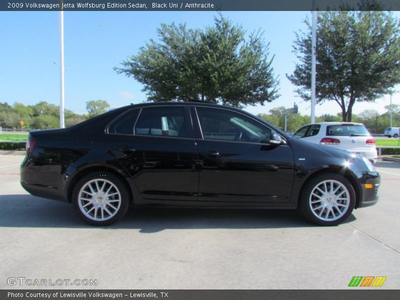 Black Uni / Anthracite 2009 Volkswagen Jetta Wolfsburg Edition Sedan